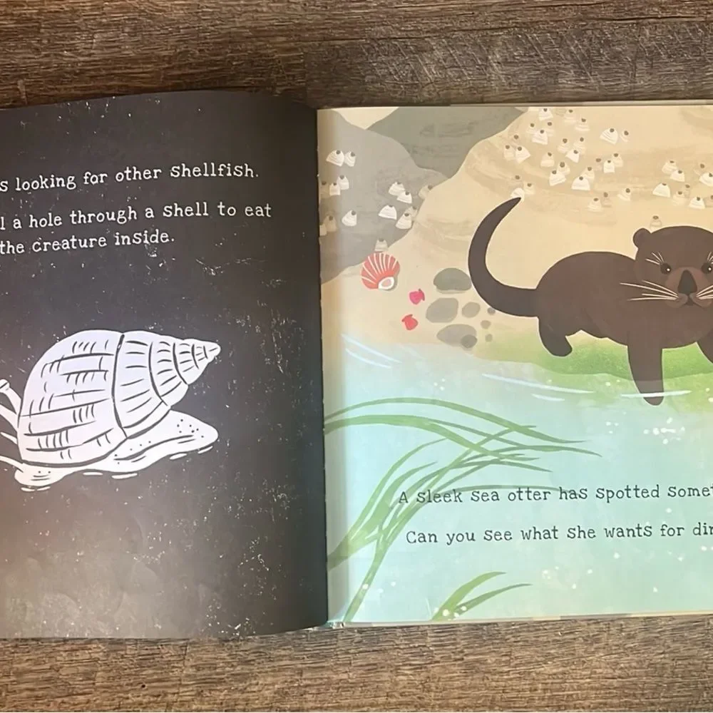 Usborne Secrets of the Seashore Shine-A-Light Kids Ocean Hardcover Book